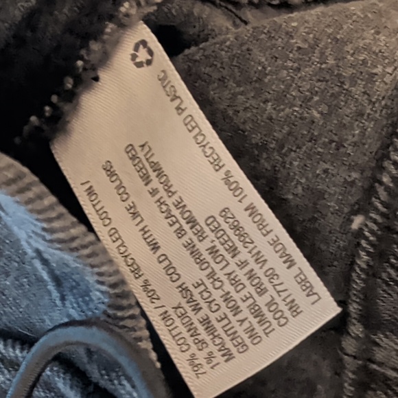 Wild Fable Black Denim Lace Up Crop Top Size Large New - Picture 7 of 7